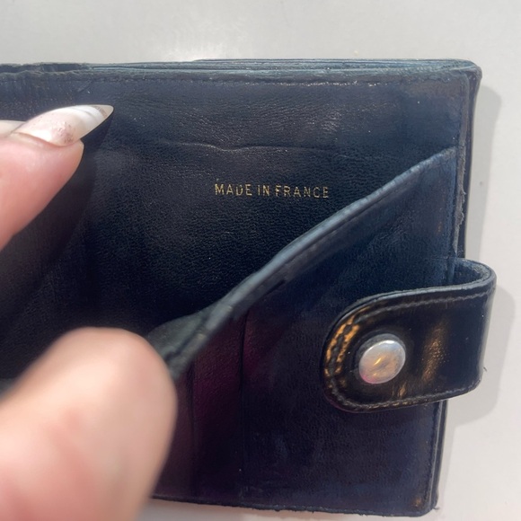 🖤 Chanel Compact Wallet Timeless CC Vintage Patent Leather Double Snap Bifold - Picture 6 of 12